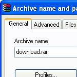 Tworzenie nowego archiwum WinRAR